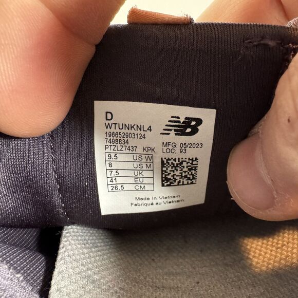 S New Balance Summit Unknown v4 Trail Running Shoes Womens Size 9.5 D Purple‎ - Picture 8 of 8